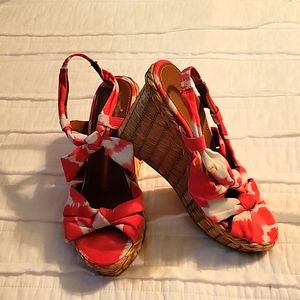 New Directions floral wedges.